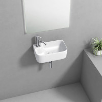 Aqualine BELLE keramické umývadlo 36x22cm, biela NP365