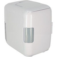 Cestovná elektrická mini chladnička do auta 2v1 4L - biela