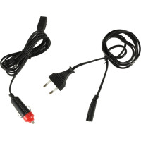 Cestovná elektrická mini chladnička do auta 2v1 4L - biela