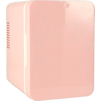 Cestovná elektrická mini chladnička do auta 2v1 4L - ružová