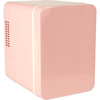 Cestovná elektrická mini chladnička do auta 2v1 4L - ružová