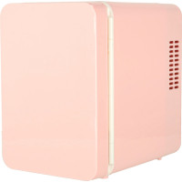 Cestovná elektrická mini chladnička do auta 2v1 4L - ružová