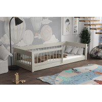 Detská Montessori posteľ z masívu borovice LITTLE LUNARI - 200x90 cm - KAŠMÍROVÁ