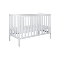 Detská postieľka so šuplíkom LITTLE BAMBI 120x60 cm - BIELA