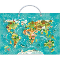 DODO Magnetická hra - Mapa sveta so zvieratami
