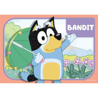 RAVENSBURGER Moje prvé puzzle: Bluey 4v1 (2,3,4,5 dielikov)