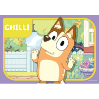 RAVENSBURGER Moje prvé puzzle: Bluey 4v1 (2,3,4,5 dielikov)