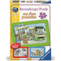 RAVENSBURGER Moje prvé puzzle Dopravné prostriedky 3x6 dielikov