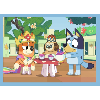 TREFL Puzzle Bluey: Bluey a priatelia 4v1 (35,48,54,70 dielikov)