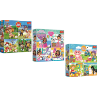 TREFL Puzzle sada 4v1 (4,6,9,12 dielikov)