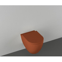 Isvea INFINITY závesná WC misa, Rimless, 36, 5x53cm, terracotta 10NF02005-2U