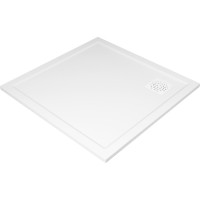 Gelco XENA sprchová vanička z liateho mramoru, štvorec 90x90cm, biela HX009