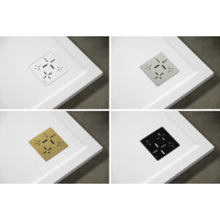 Gelco XENA sprchová vanička z liateho mramoru, obdĺžnik 120x80cm, biela HX12080