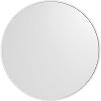 Sapho NOTION SLIM okrúhle zrkadlo v ráme ø 80cm, biela mat NT800W