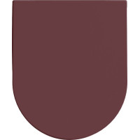 Isvea INFINITY WC sedátko, SLIM, Soft Close, Easy Take, maroon red 40KF0543I