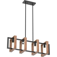 Stropné svietidlo WOODCAGE 4 - drevo