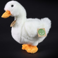 Rappa Plyšová kačica biela 24 cm ECO-FRIENDLY