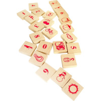 2Kids Toys Kocky prírodné XL 220 ks