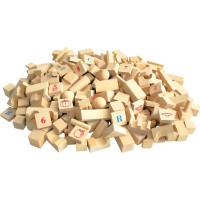 2Kids Toys Kocky prírodné XL 220 ks