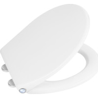Sapho PHARO WC sedátko s LED podsvietením, Soft Close, Easy Take, biela WX1315