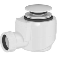 Polysan Vaňová výpusť DN40, click-clack, biela mat 71714W