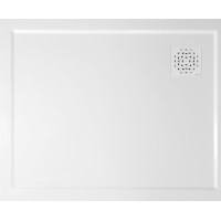 Gelco XENA sprchová vanička z liateho mramoru, obdĺžnik 100x80cm, biela HX10080