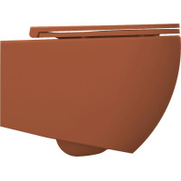 Isvea INFINITY závesná WC misa, Rimless, 36, 5x53cm, terracotta 10NF02005-2U