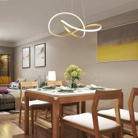 Stropné LED svietidlo RING 32W - zlaté - 55x55 cm