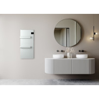 Sapho ONSEN EVO elektrické vykurovacie teleso 400x900mm, 1000 W, biela ONS10001