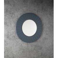 Sapho LUMIRO STRIP okrúhle zrkadlo s LED osvetlením v ráme ø 75cm, siena LR750-4242S