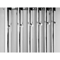 Sapho PILON vykurovacie teleso 418x1800mm, so šiestimi háčikmi pre uterák, chróm IZ130T