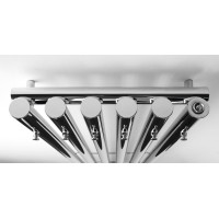 Sapho PILON vykurovacie teleso 418x1800mm, so šiestimi háčikmi pre uterák, chróm IZ130T