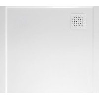 Gelco XENA sprchová vanička z liateho mramoru, štvorec 90x90cm, biela HX009