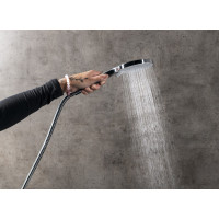 Sapho Ručná masážna sprcha, 3 režimy sprchovania, silikón trysky, priemer 120mm, ABS/svetlé zlato mat SK879GBL