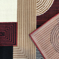 Behúň ALPHA Abstract - červený