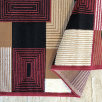 Behúň ALPHA Abstract - červený