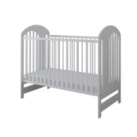 Detská postieľka so šuplíkom LITTLE TIMON 120x60 cm - BIELA