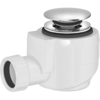 Polysan Vaňová výpusť DN40, click-clack, chróm 71714