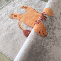 Dětský kusový koberec HONOR New - Lev - šedý