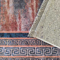 Kusový koberec HONOR New - Greece - tmavomodrý/červený