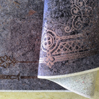 Kusový koberec HONOR New - Edge - tmavo šedý / hnedý