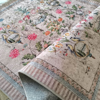 Kusový koberec HONOR New - Exotic flowers - krémový