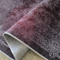 Kusový koberec HONOR New - Edge - tmavo červený