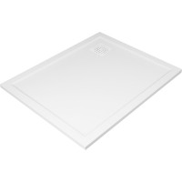 Gelco XENA sprchová vanička z liateho mramoru, obdĺžnik 100x80cm, biela HX10080