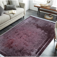 Kusový koberec HONOR New - Edge - tmavě červený