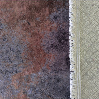 Kusový koberec HONOR New - Edge - tmavo šedý / hnedý