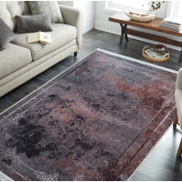 Kusový koberec HONOR New - Edge - tmavo šedý / hnedý