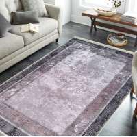 Kusový koberec HONOR New - Frame - sivý