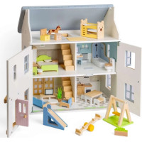 Bigjigs Toys Drevený nábytok do domčeka pre bábiky Obývacia izba