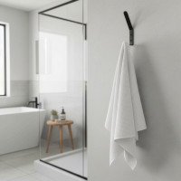 Súprava kovových háčikov FLORO 5 ks - čierna